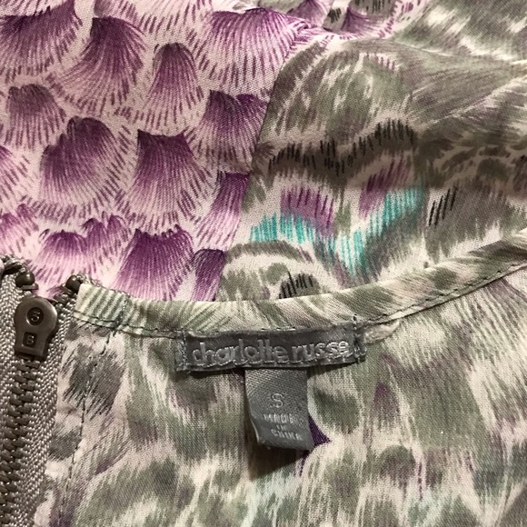 Charlotte Russe See Thru Transparent Dressy Tank Top Cami Blouse 
Small 4 - 6 - Picture 11 of 13